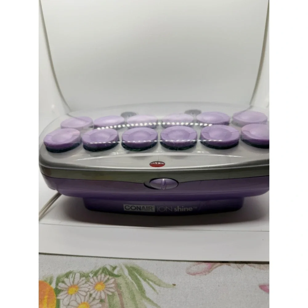 Conair Ion Shine CHV12 Instant Heat Hair Setter 12 Rollers Purple & Silver 02